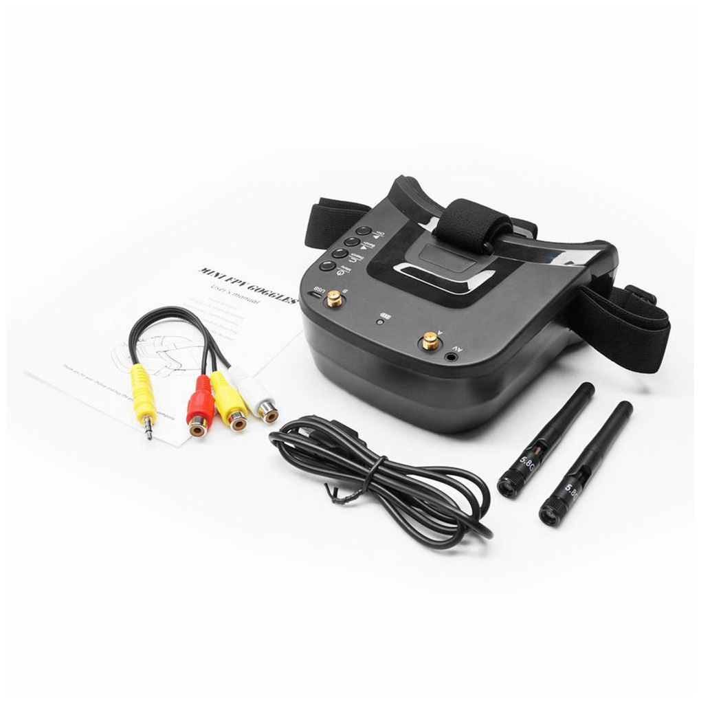Auto-search Drone Goggles with Camera & Antenna