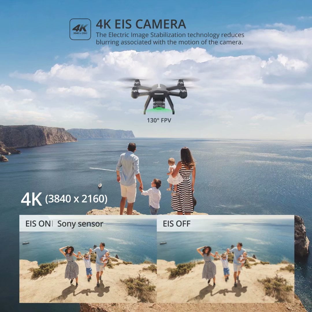 Beginner's 4K GPS Drone with 2 Batteries