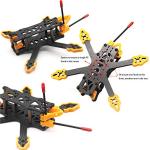 Carbon fiber drone frame for HD FPV camera