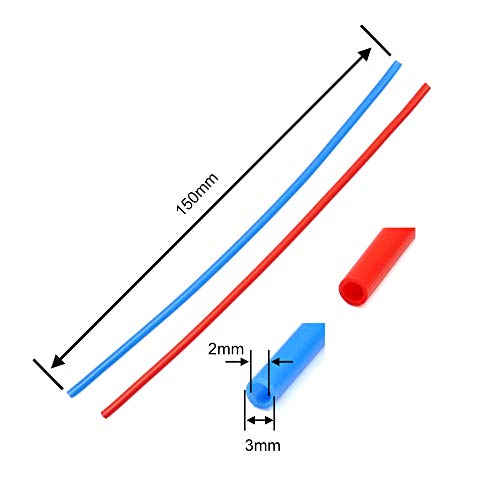 12 Plastic Antenna Tubes with Caps for Drones
