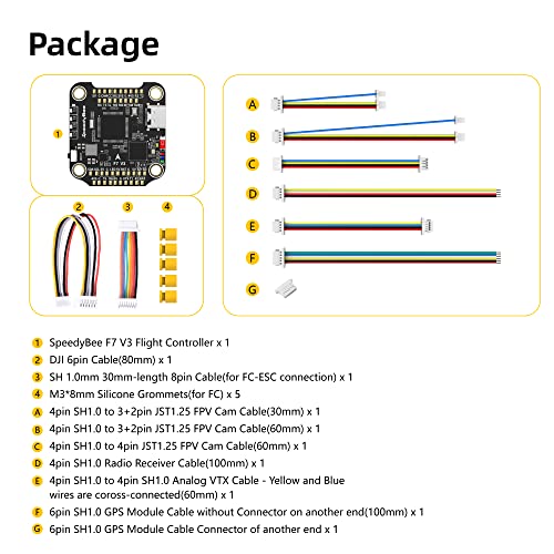 SpeedyBee V3 F7 Drone Flight Controller 30x30