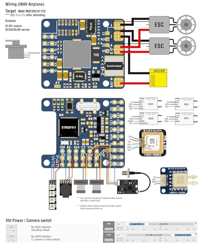 Matek F411-WTE Flight Controller with OSD