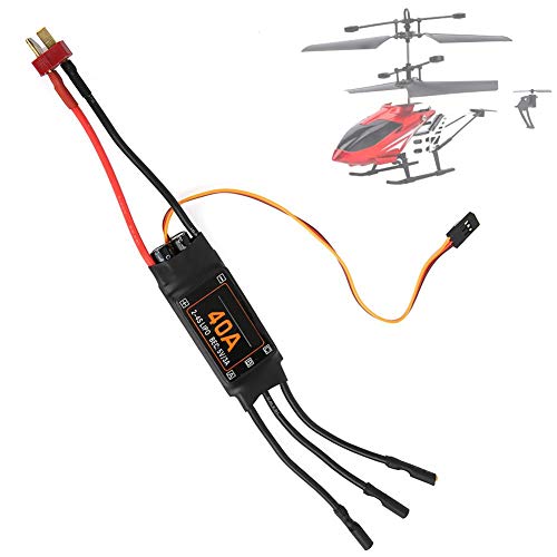 40A Brushless ESC with Low Voltage Protection (Black)