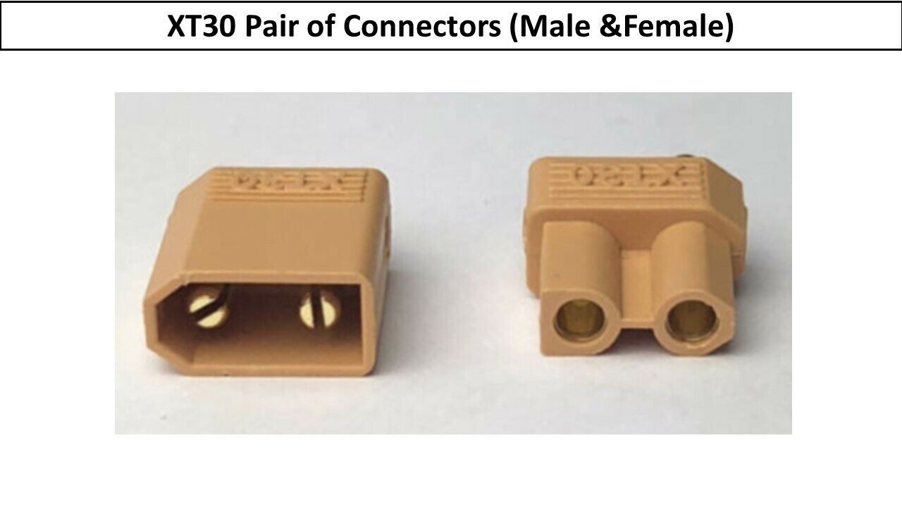 XT30 Connectors for Drone Batteries and Chargers