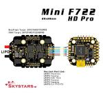 SKYSTARS F722 Mini Flight Controller 55A 4-in-1