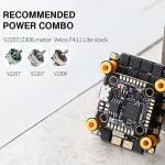 T-MOTOR Velox F411 Lite FC Flight Controller Support 20x20mm and 30.5x30.5mm Installation Holes for FPV RC Racing Drone