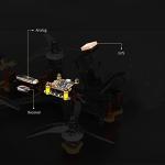 T-MOTOR Velox F411 Lite FC Flight Controller Support 20x20mm and 30.5x30.5mm Installation Holes for FPV RC Racing Drone