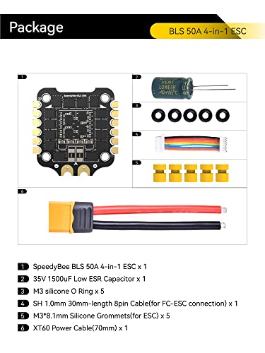SpeedyBee F405 V3 50A 4in1 ESC for FPV Drones