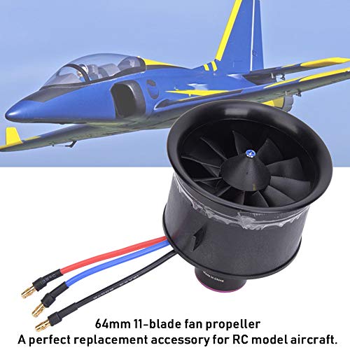 64mm 11-Blade EDF Fan with Brushless Motor