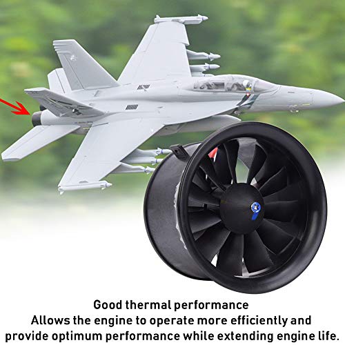 64mm 11-Blade EDF Fan with Brushless Motor