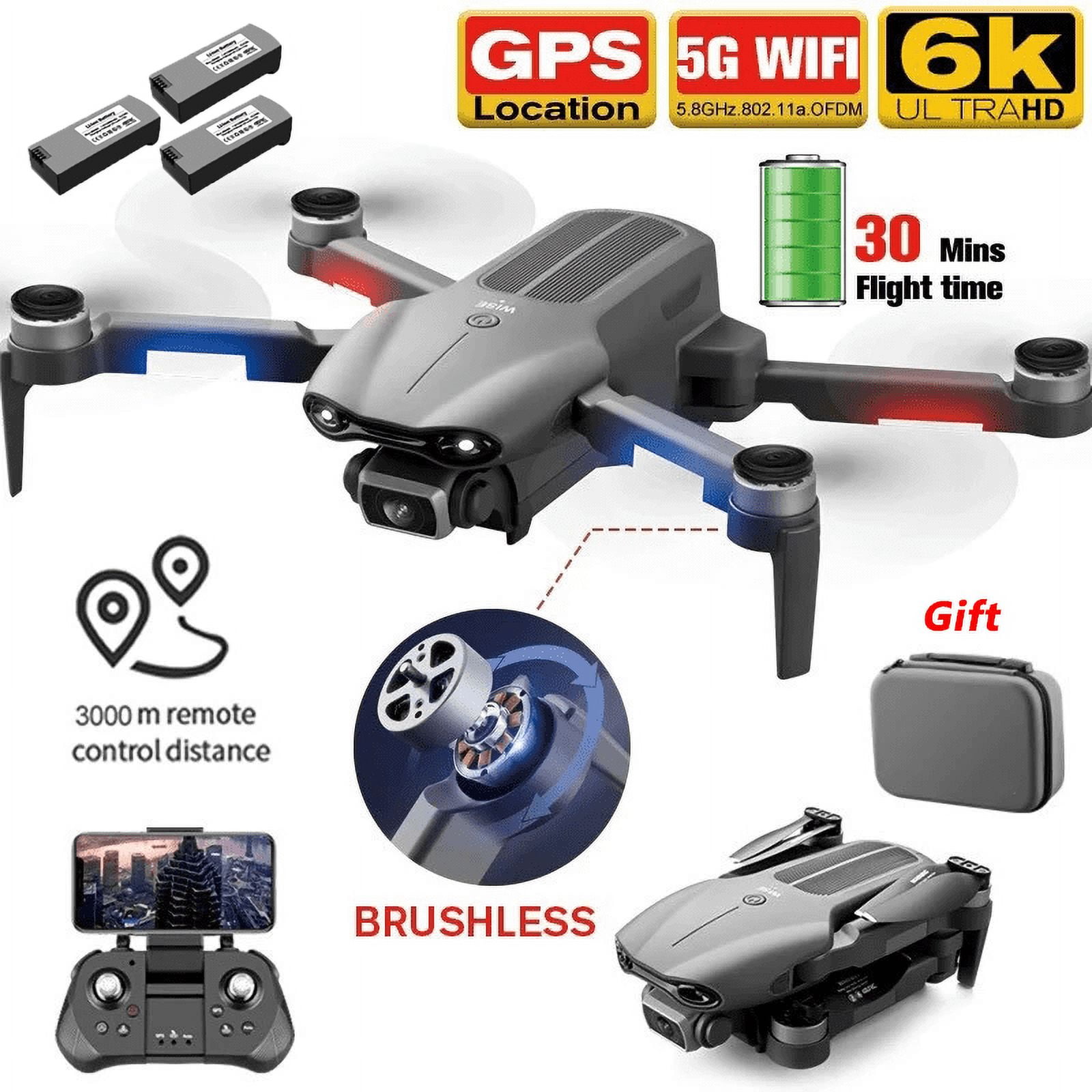 Foldable F9 GPS Drone with Dual 6K Camera