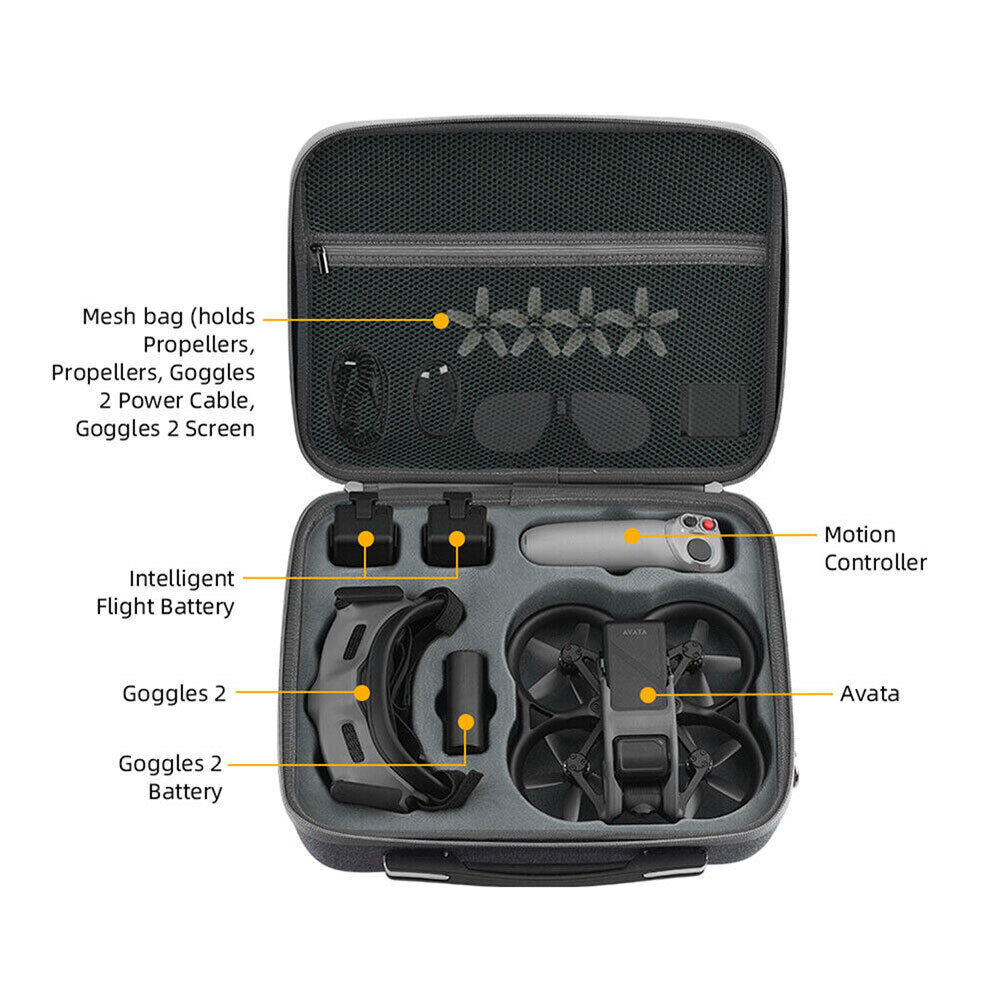 Portable Impact-Resistant Drone Bag for DJI Avata