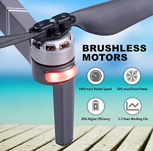 Contixo F24 Foldable Brushless Drone with 1080P Camera