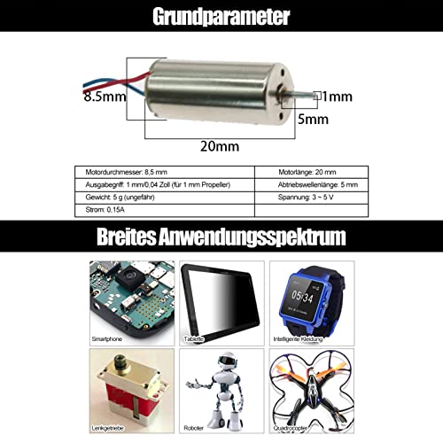 DIY Quadcopter 8520 Hollow Cup Motors