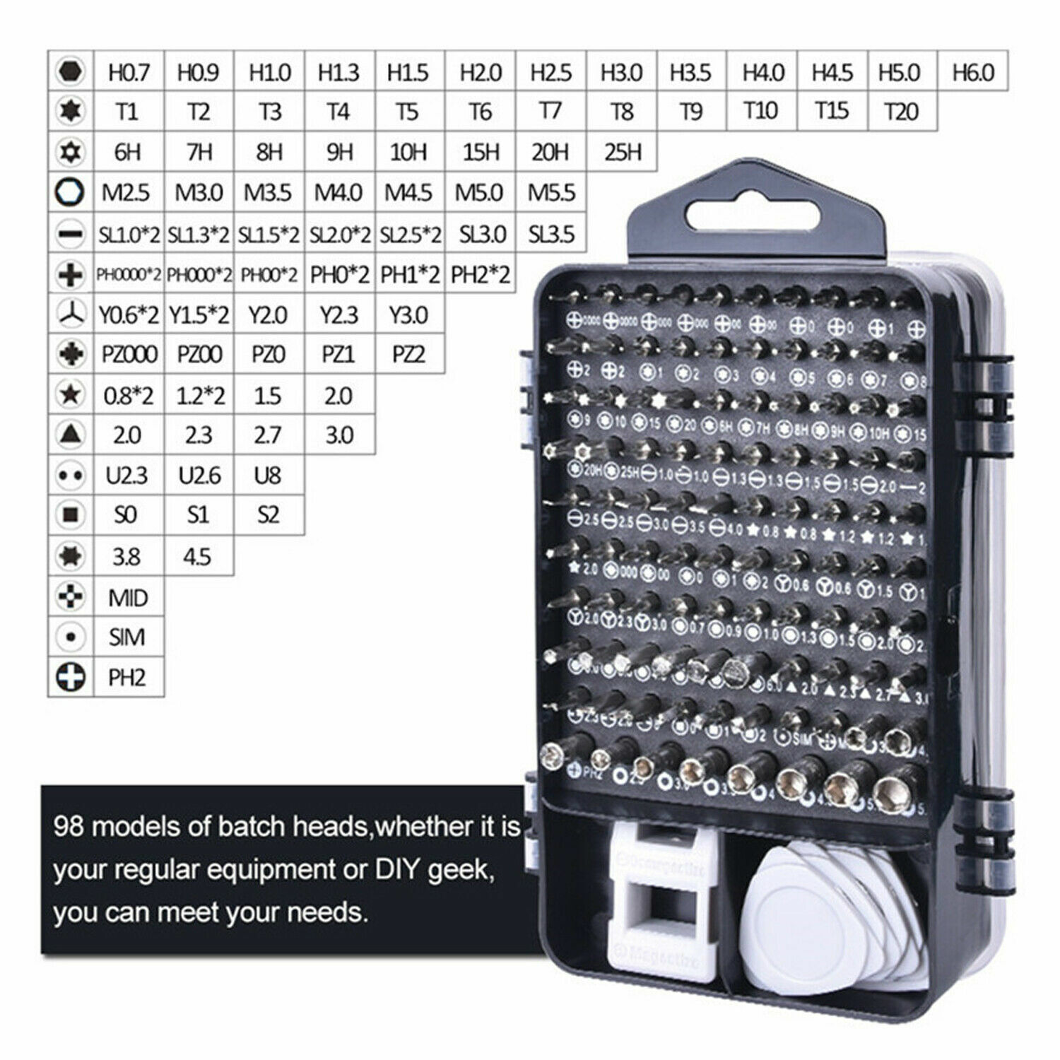 RC Tool Set with Hexagon Screwdrivers for Drones