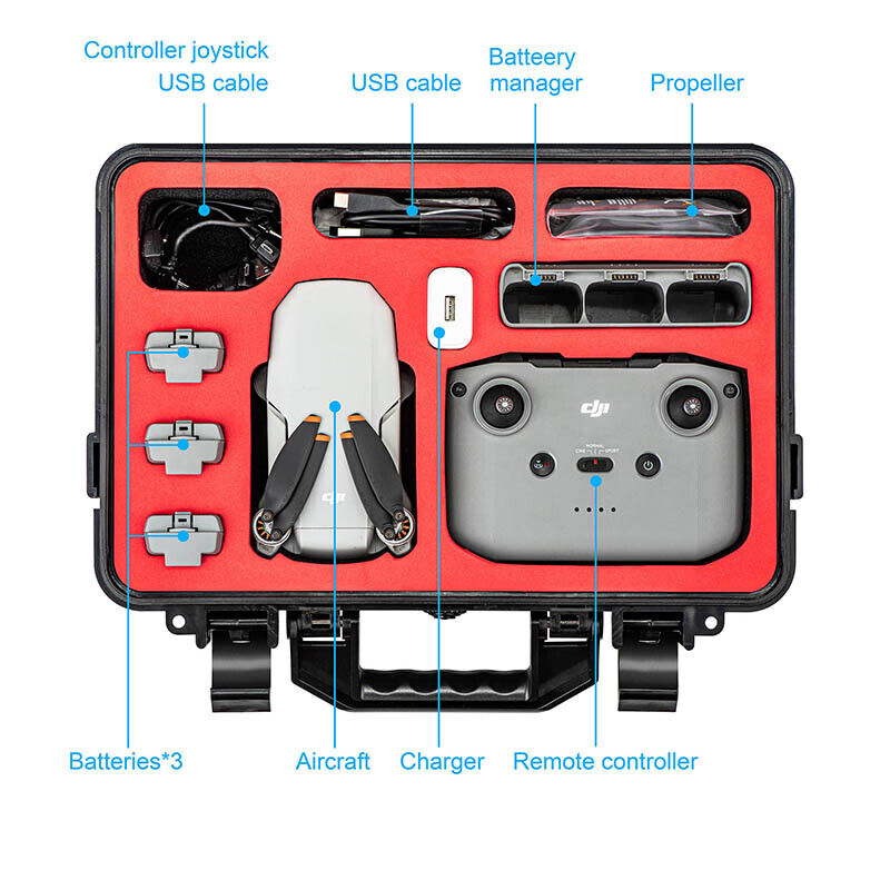 Waterproof DJI Mavic Mini 2 Carrying Case