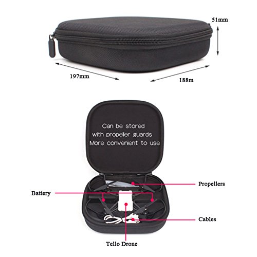 Hensych Portable Case for Tello Drone & Accessories