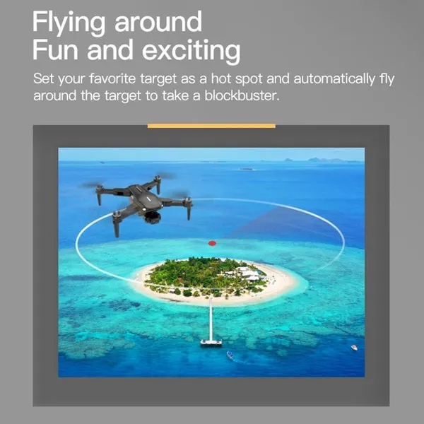 S5Pro Brushless Drone with 4K Dual-camera & GPS