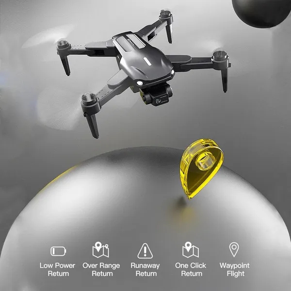 S5Pro Brushless Drone with 4K Dual-camera & GPS