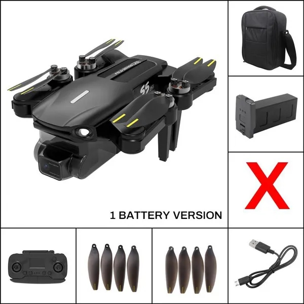 S5Pro Brushless Drone with 4K Dual-camera & GPS