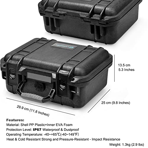 LEKUFEE Waterproof Hard Case for DJI Mini 3 Pro