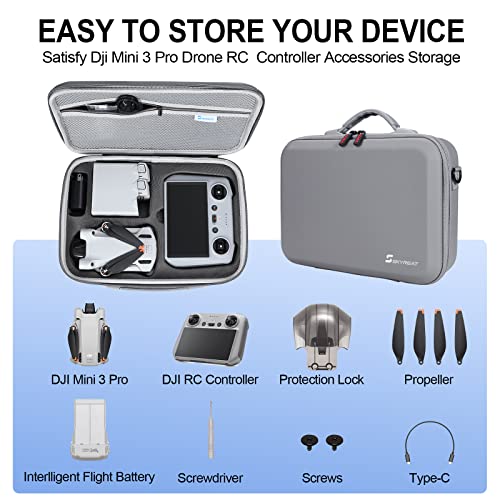 Portable Leather Case for DJI Mini 3 Pro Accessories