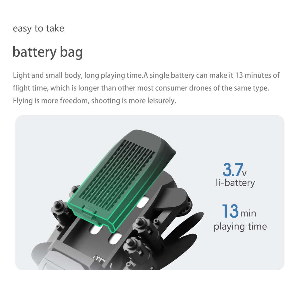 Doosl 4k Camera Foldable Mini Drone Set