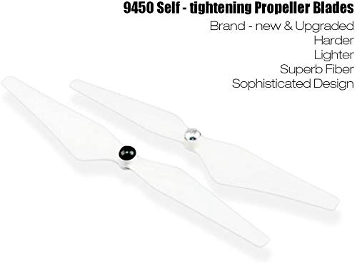 Self-tightening propellers for DJI Phantom drones