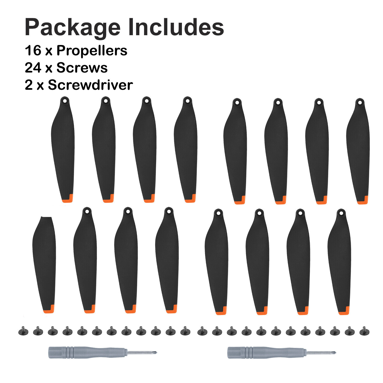 16PCS Low-Noise Propellers Props Blades For DJI Mini 3 Pro Drone Accessories USA
