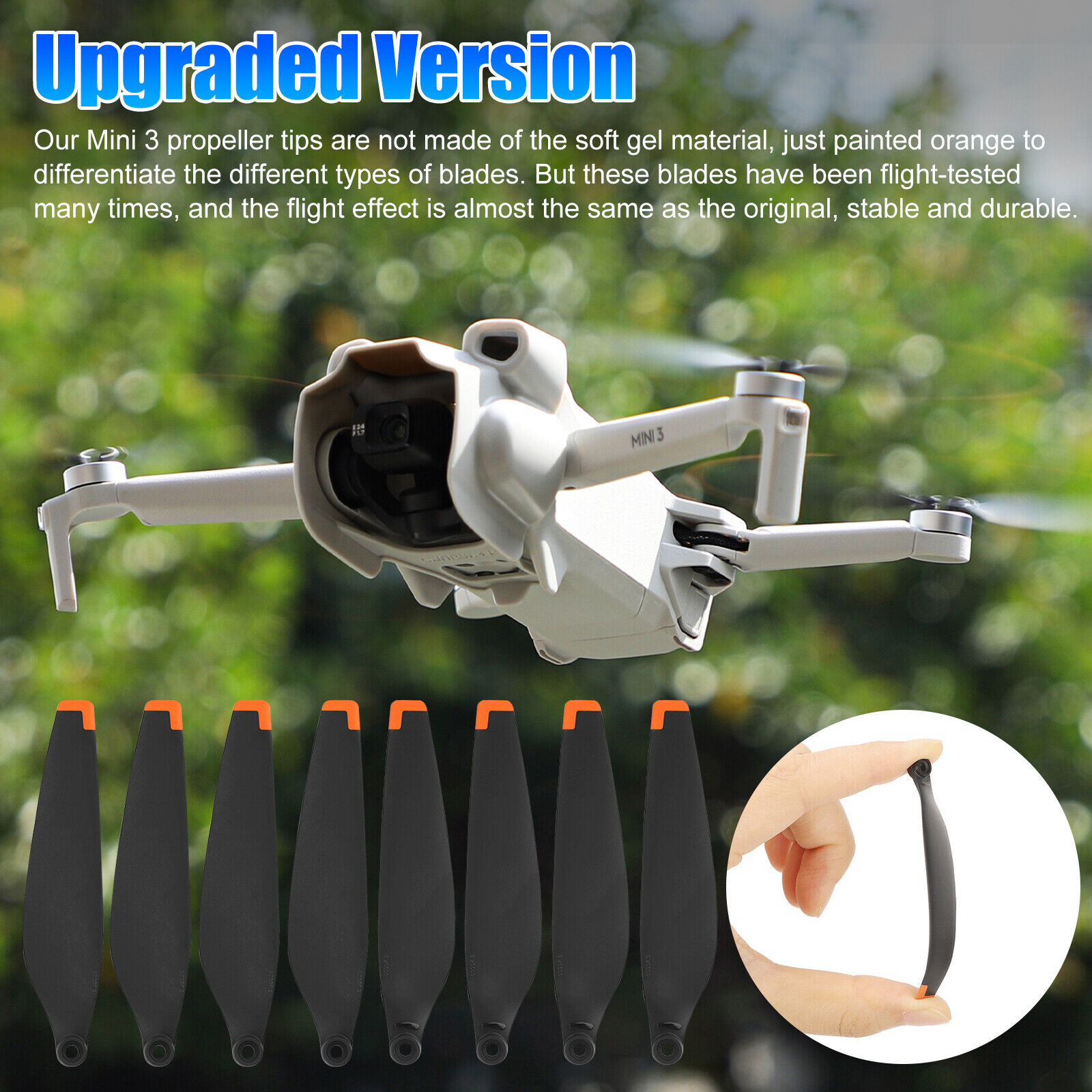 16Pcs Low-Noise Propellers Props Blades for DJI Mini 3 Drone Accessories Durable