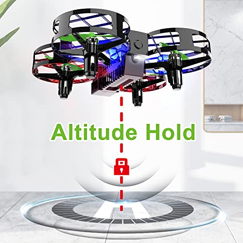 Dwi Dowellin Black Mini Drone for Kids and Beginners