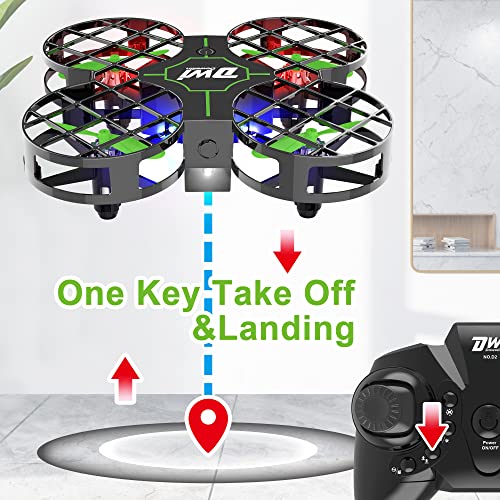 Dwi Dowellin Black Mini Drone for Kids and Beginners