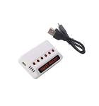 Sky Viper Drone Batteries & Charger Set - 6 Pack