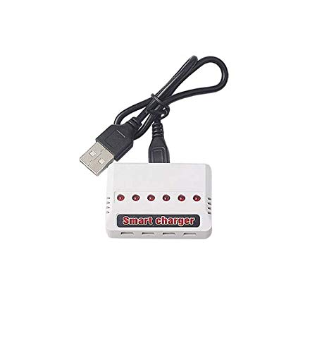 Sky Viper Drone Batteries & Charger Set - 6 Pack