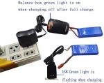Blomiky 2-Pack 7.4V 2000mAh Drone Battery & Charger