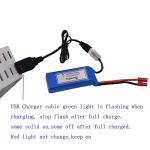 Blomiky 2-Pack 7.4V 2000mAh Drone Battery & Charger