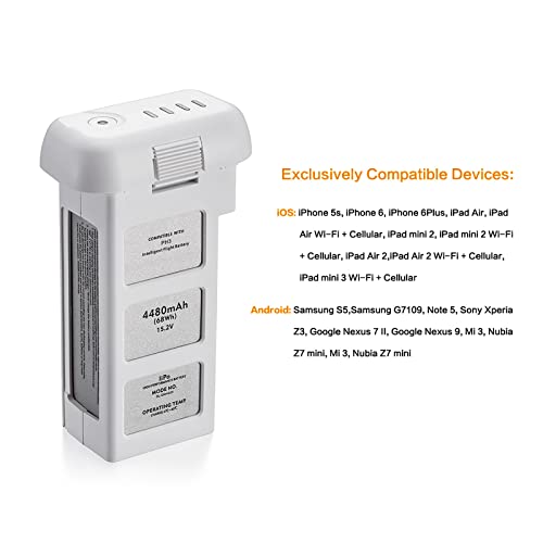 4480mAh Replacement Battery for DJI Phantom 3 Drone