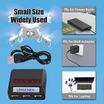 5 URGENEX Lipo Batteries & Charger for Drones