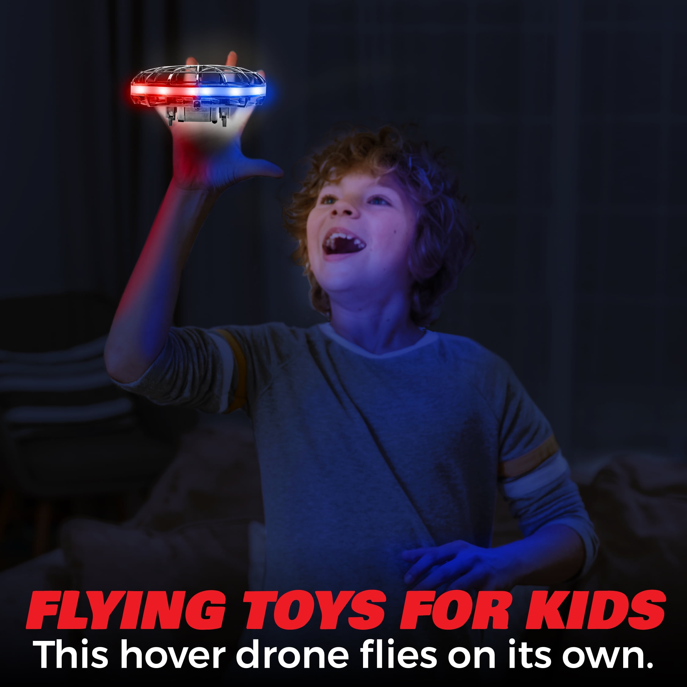 Scoot Mini UFO Hand-Controlled Drone with LED Lights