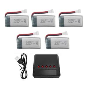 5 Battery Pack & Charger for X4 Drones