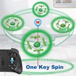 Mini Drone for Kids and Beginners with LED Lights