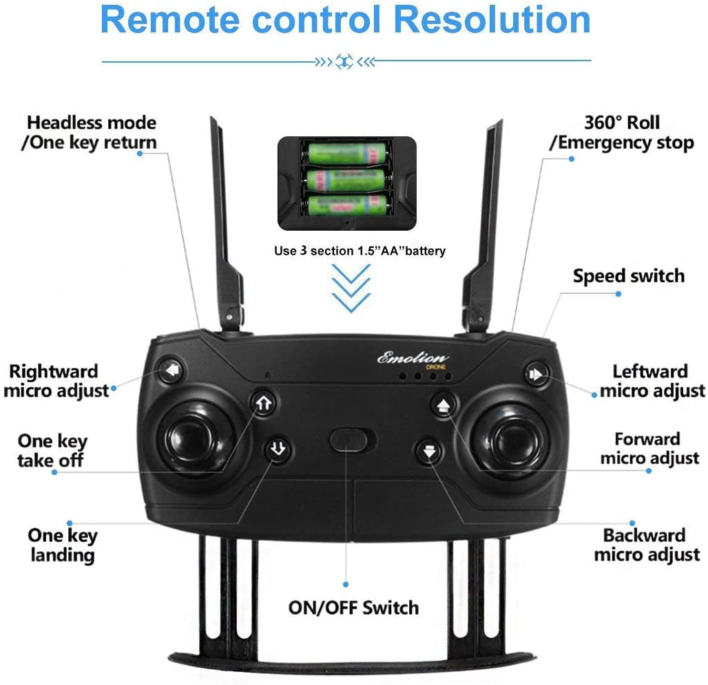 Professional HD Aerial Drone with 360° Roll Camera