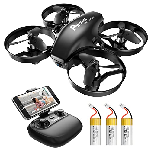 Potensic A20W Kids FPV Mini Drone, Black