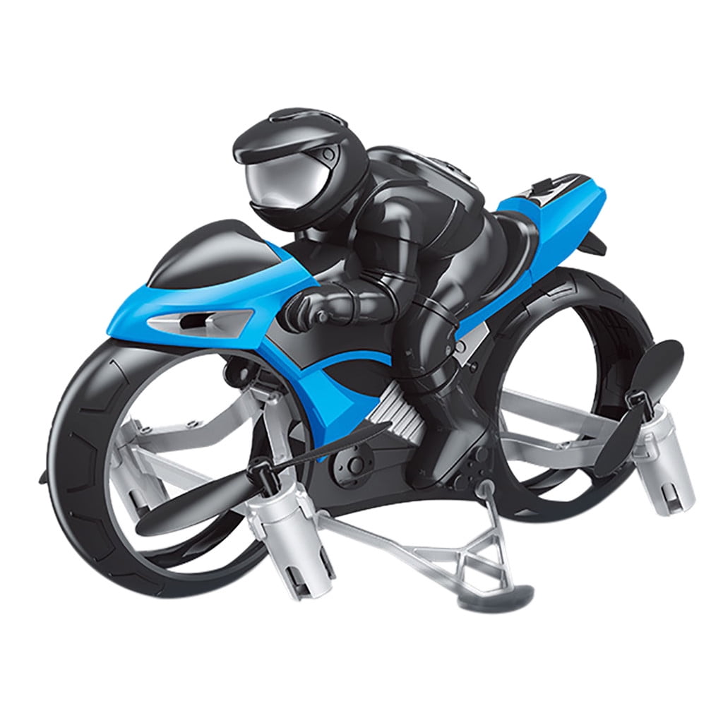 VONTER Flying Motorcycle RC Drone 360° Stunt Roll Blue