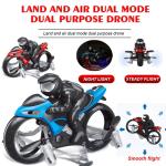 2-in-1 RC Car and Quadcopter with LED lights