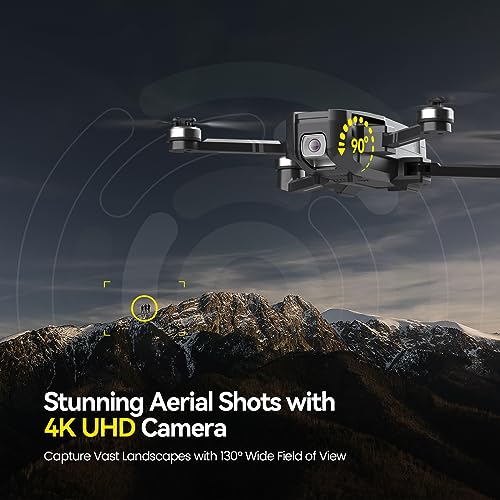 Foldable HS720 Drone with GPS and 4K Camera