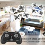 Mini Drone Helicopter UFO Drones for Kids Lighting RC Quadcopter 2.4G 4CH 