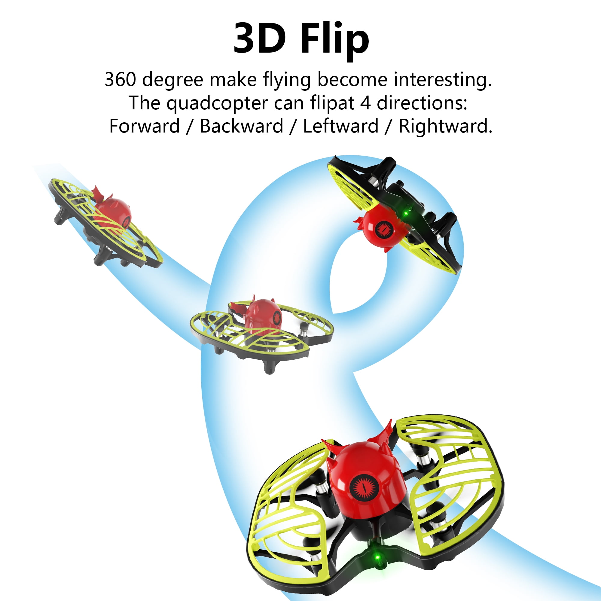 Cheerwing U70S RC Drone for Kids Beginners, 2.4G Mini RC Quadcopter Toy Small Helicopter Plane with Auto Hovering, 3D Flip