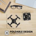 Betheaces RC Drones Mini Portable UAV Toy Four Rotor Helicopter Height Maintenance Headless Mode One Key To Turn Off Landing Long-Time Flight, Gift For Beginners, Kids And Adults