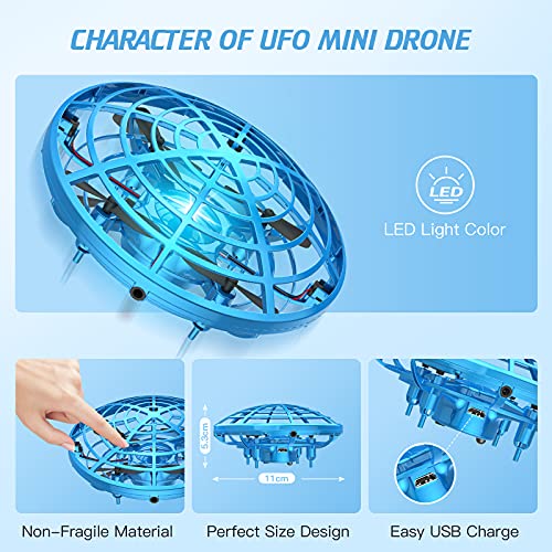 Kriogor Mini UFO Drone with LED Lights